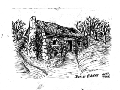Boris_Ganne_-_1996_-_Chemin_vers_la_maison_en_ruine_-_encre.png