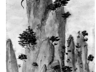 Boris_Ganne_-_1995_-_château_au_dragon_-_lavis_à_l_encre_de_chine.png