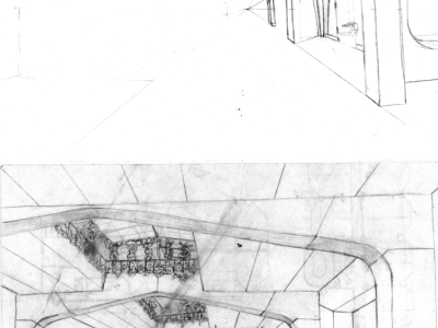 Boris_Ganne_-_1996_-_Circulation_à_deux_niveau_voies_rapides_en_dessous_-_crayon.png